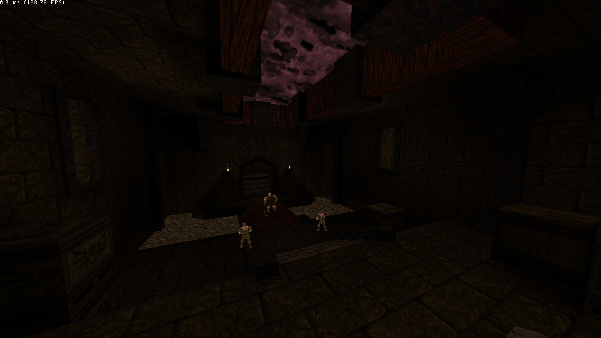 Screenshot of Quake map viewer project.